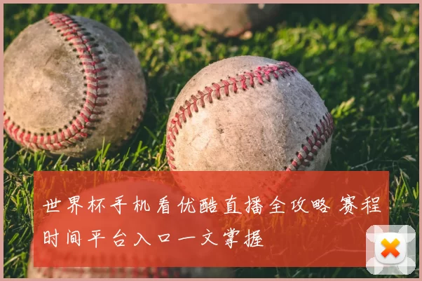 世界杯手机看优酷直播全攻略 赛程时间平台入口一文掌握